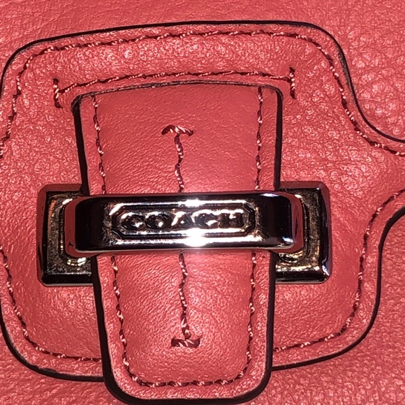 Coach Handbags - Coach Salmon Colored Billfold Wallet